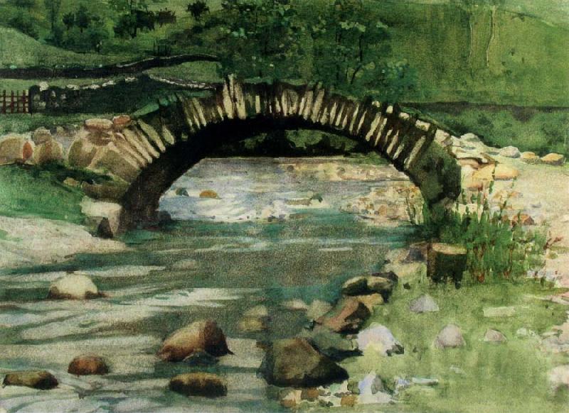 William Stott of Oldham A Bridge China oil painting art